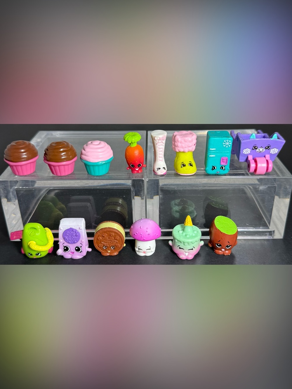 Shopkins Lot of 14 Early Seasons 1-6 Figures & Accessories Moose Toys